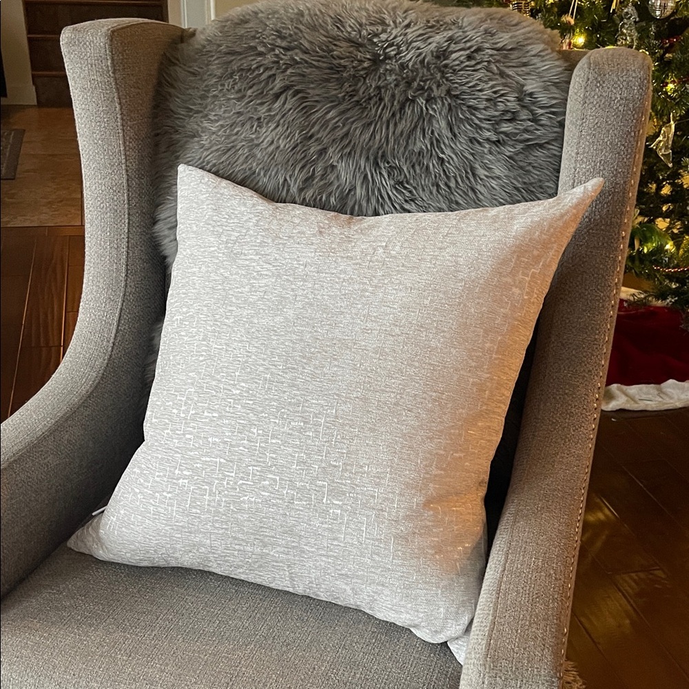 FEATHER ACCENT PILLOW 23x23